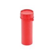 ТУБУС (пенал) для ключей пластиковый, 40х110 мм, цвет красный